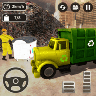 模拟垃圾车清洁Garbage Trash Truck Driving